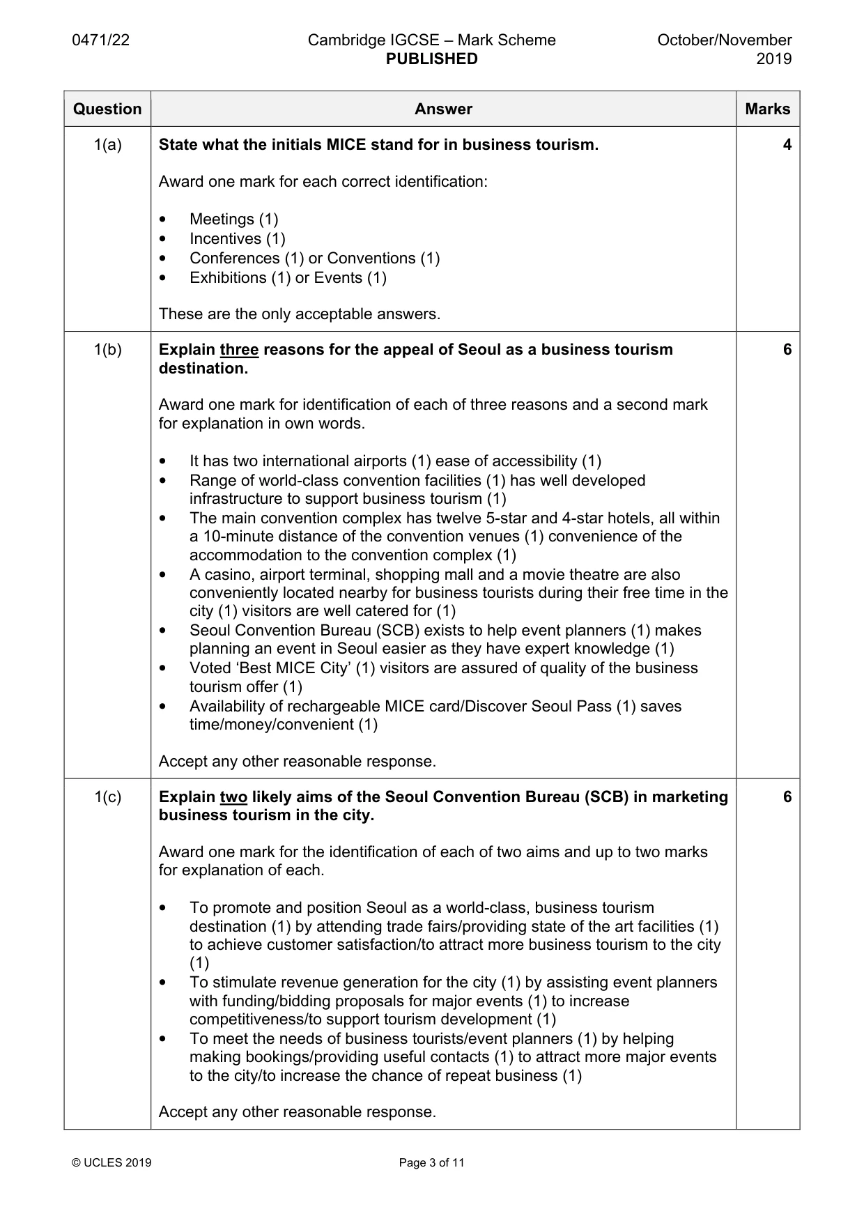 Mark scheme, page 3 of 11