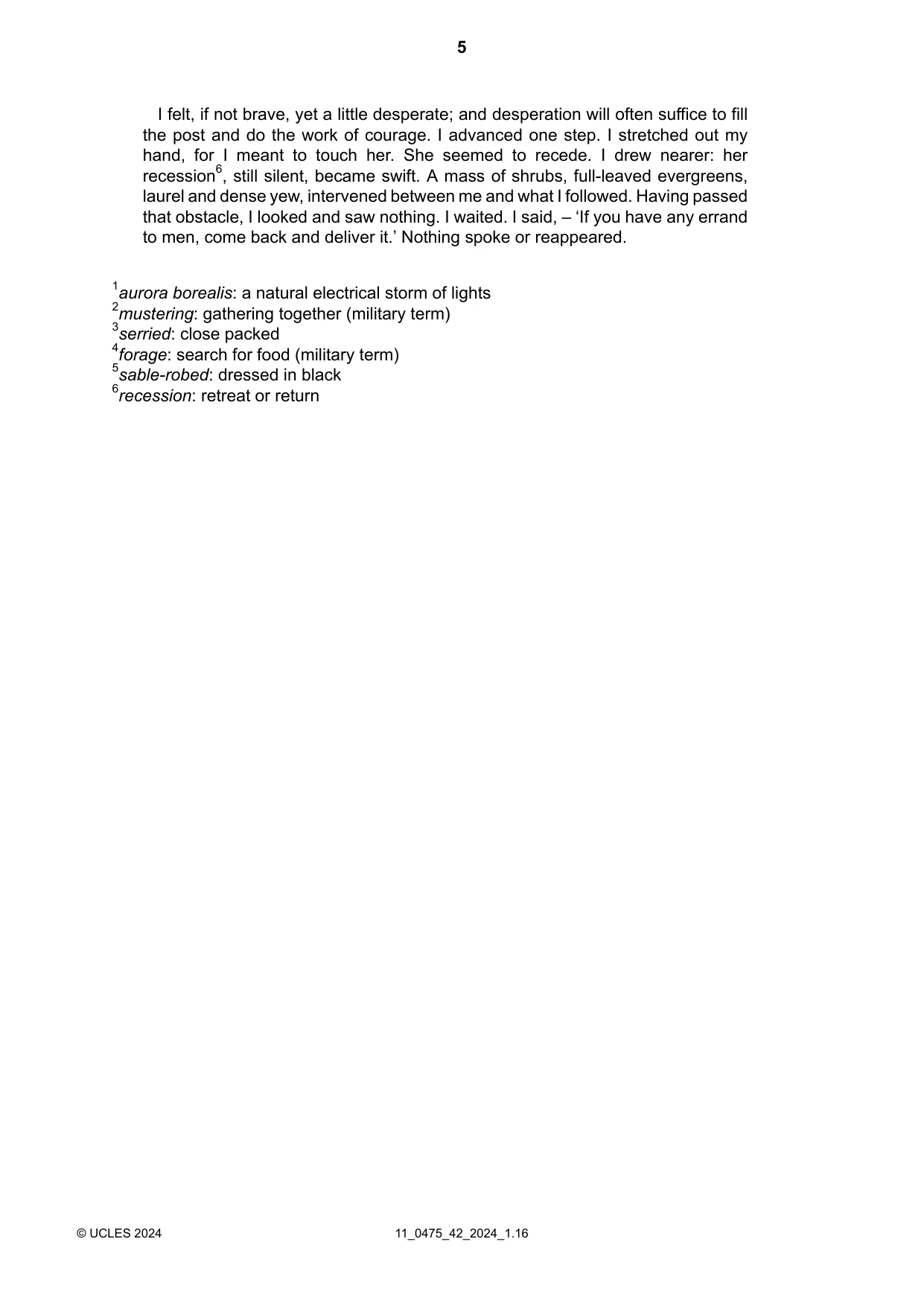 Cambridge IGCSE English - Literature in English 0475 2024 Oct/Nov Paper 4 · Variant 2 question paper, page 5 of 8