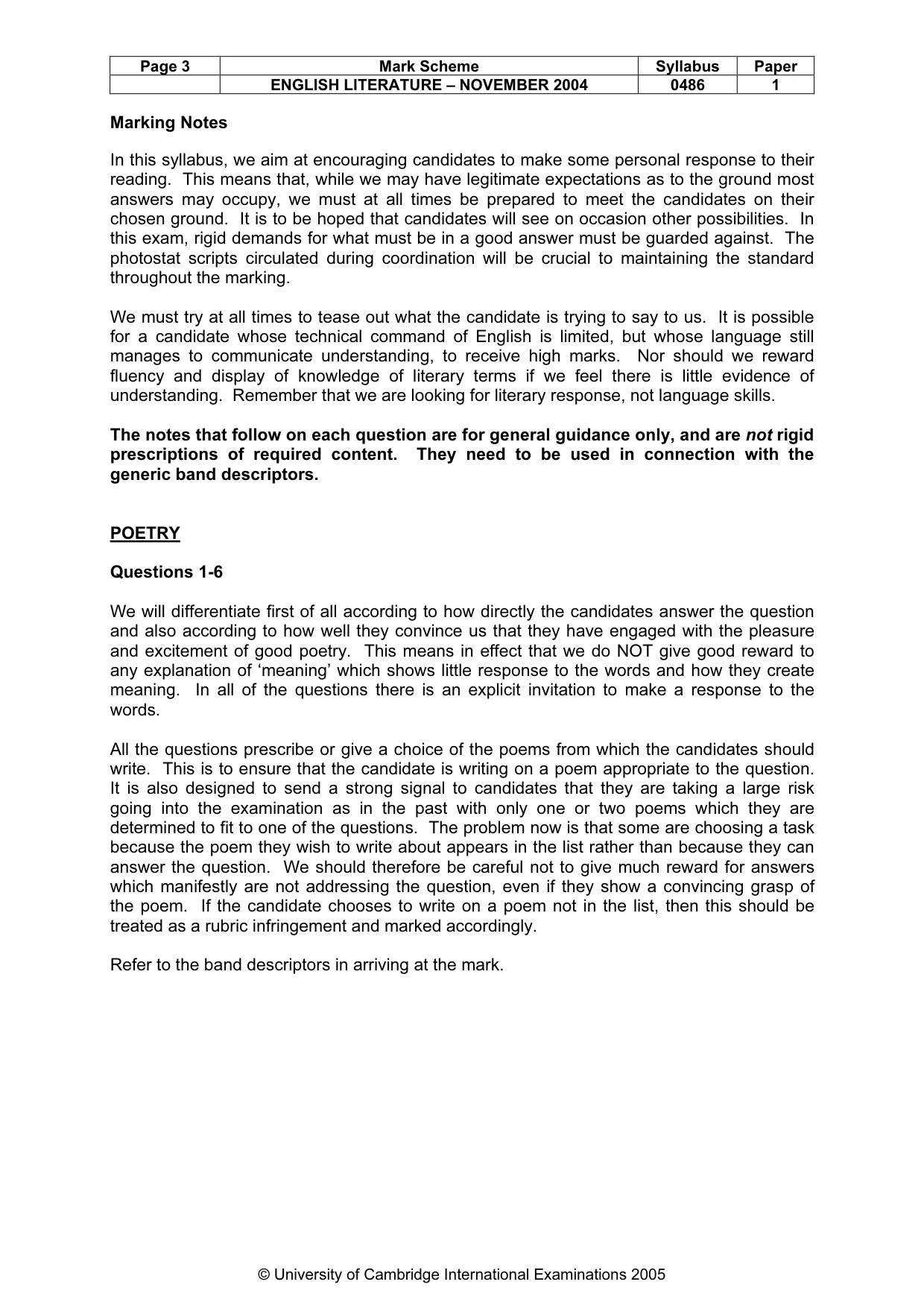 Mark scheme, page 6 of 19