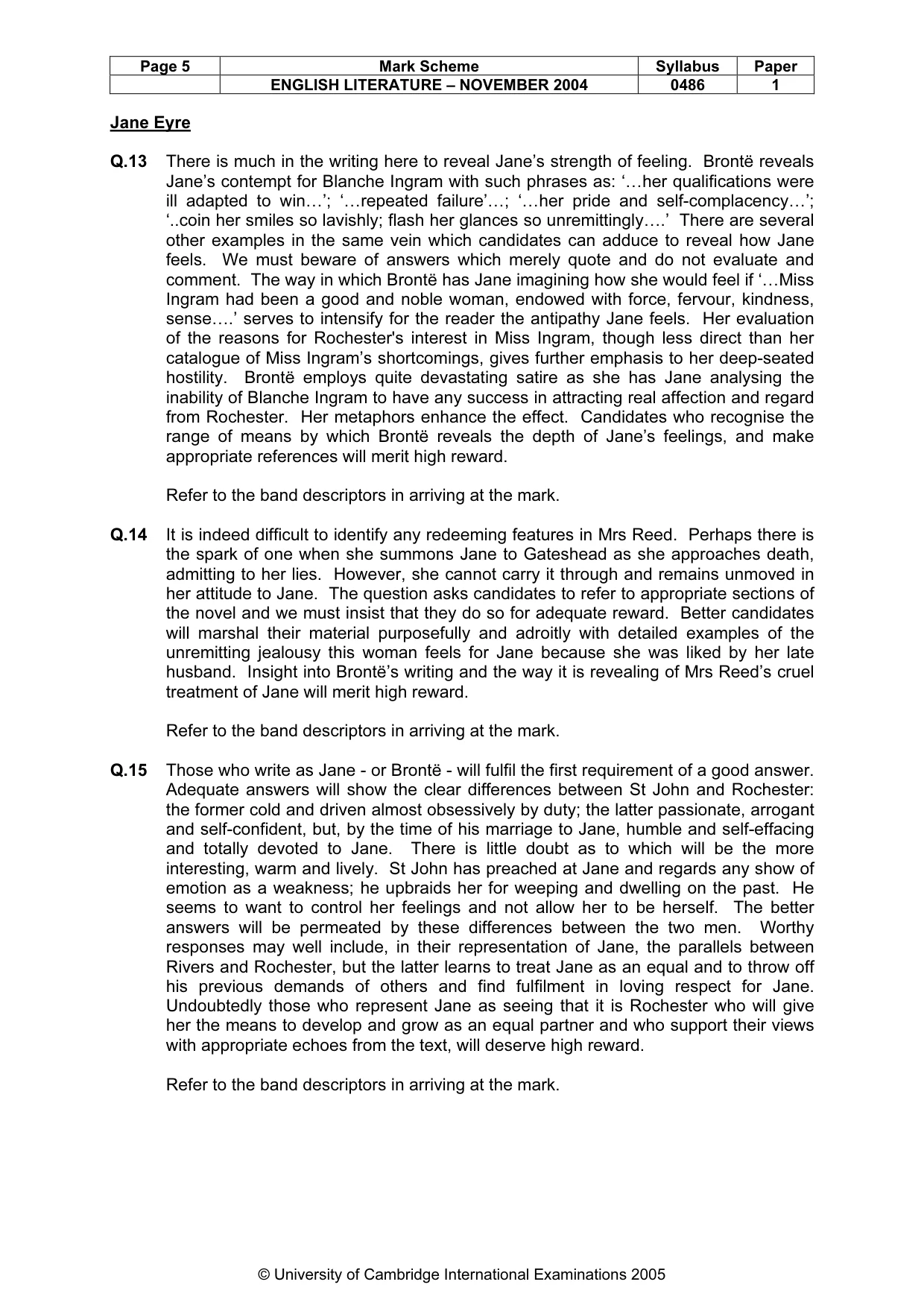 Mark scheme, page 8 of 19