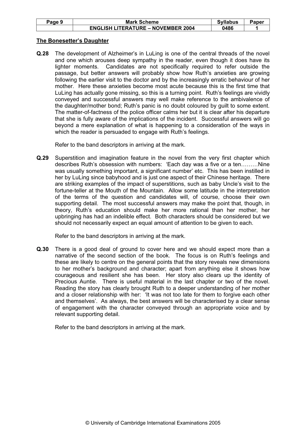 Mark scheme, page 12 of 19