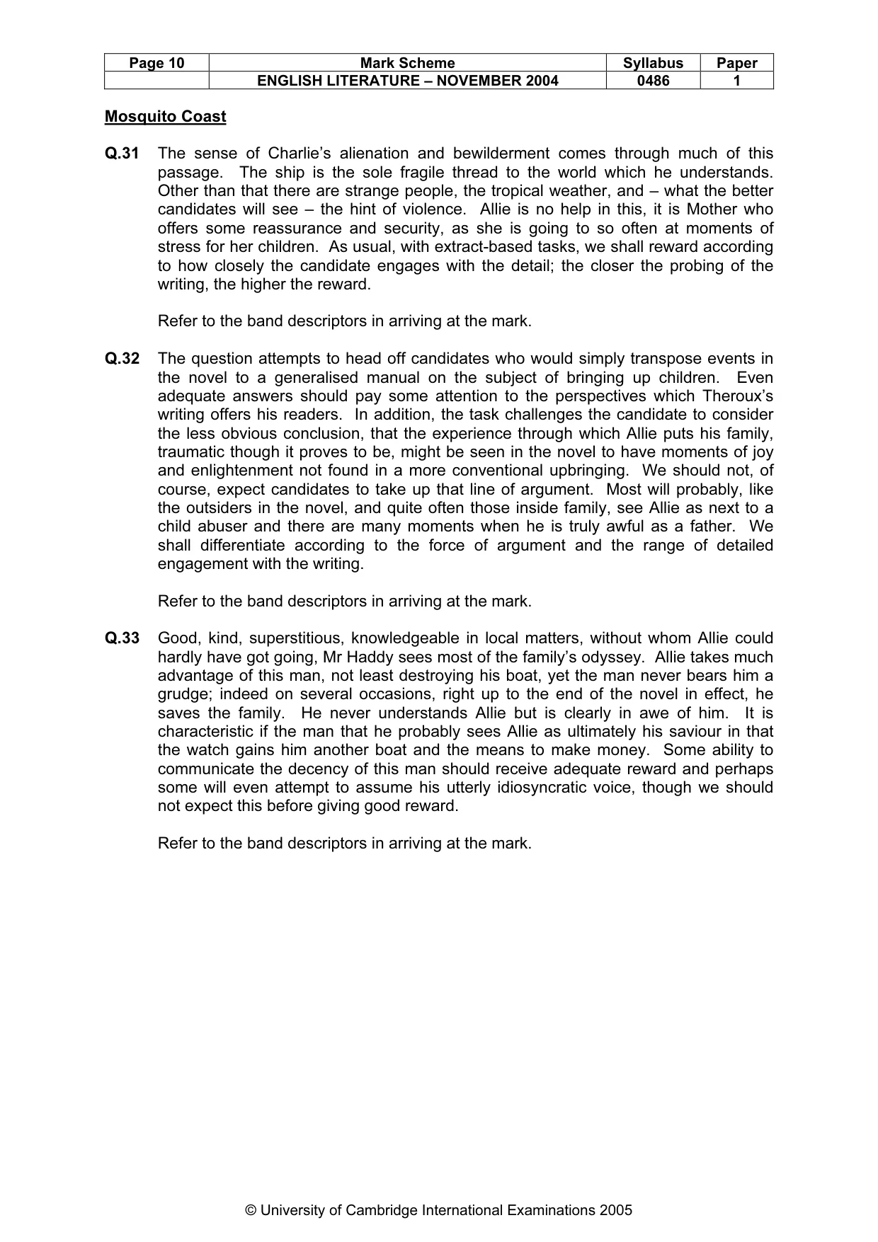 Mark scheme, page 13 of 19