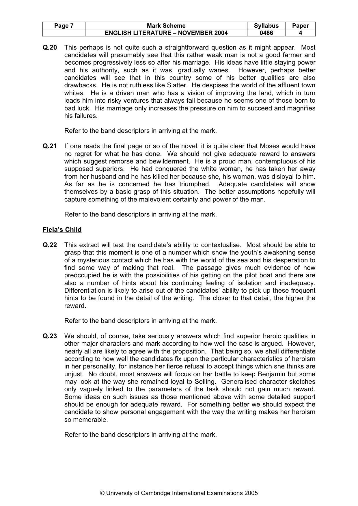 Mark scheme, page 10 of 19