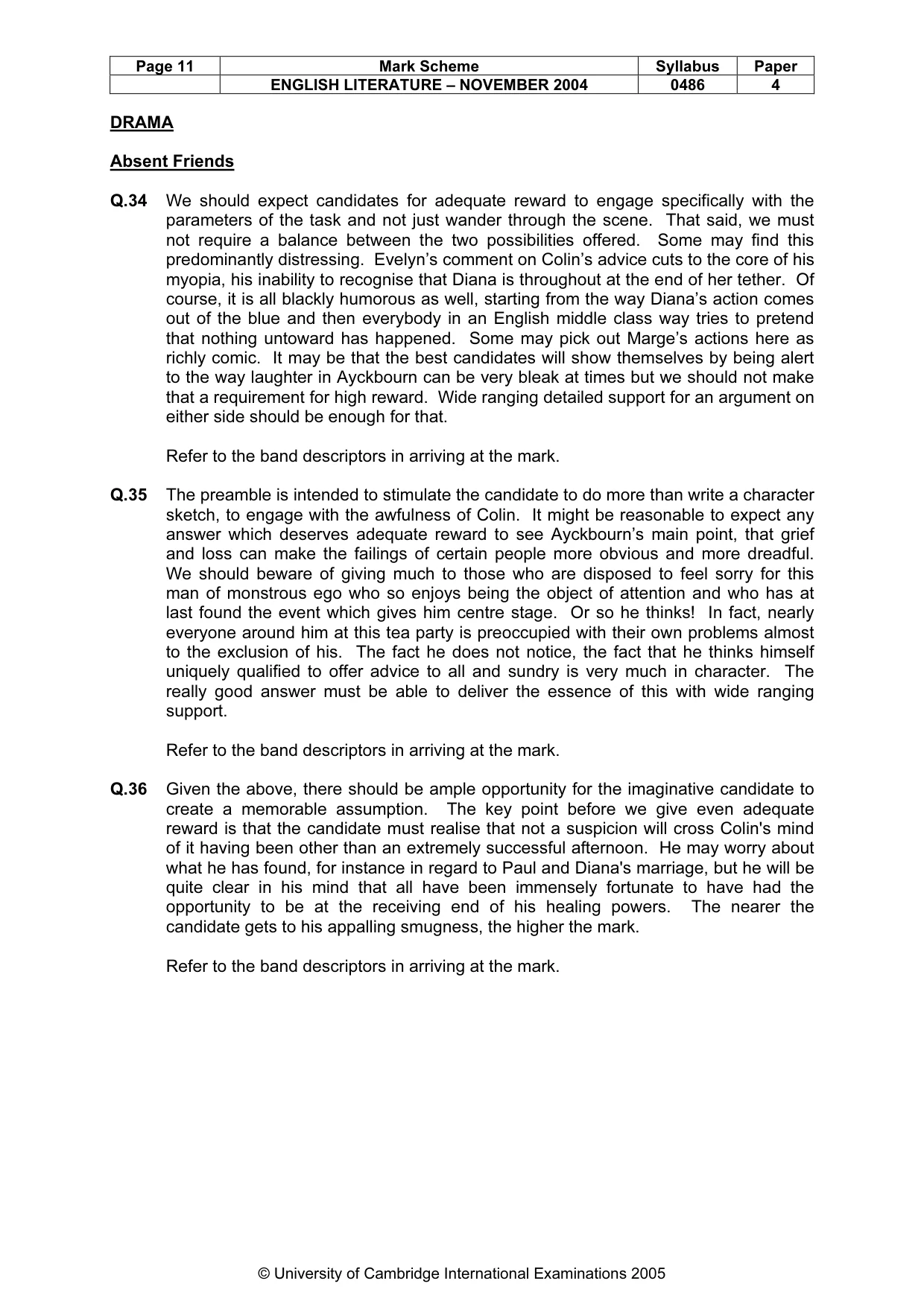 Mark scheme, page 14 of 19