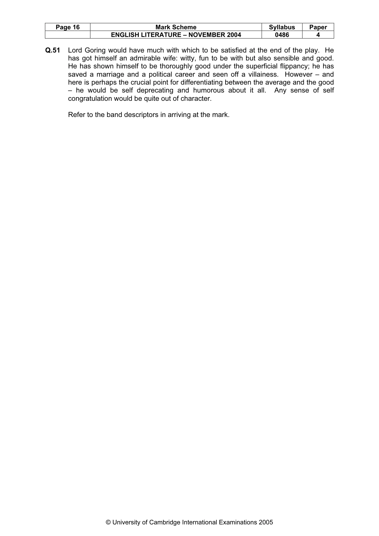 Mark scheme, page 19 of 19