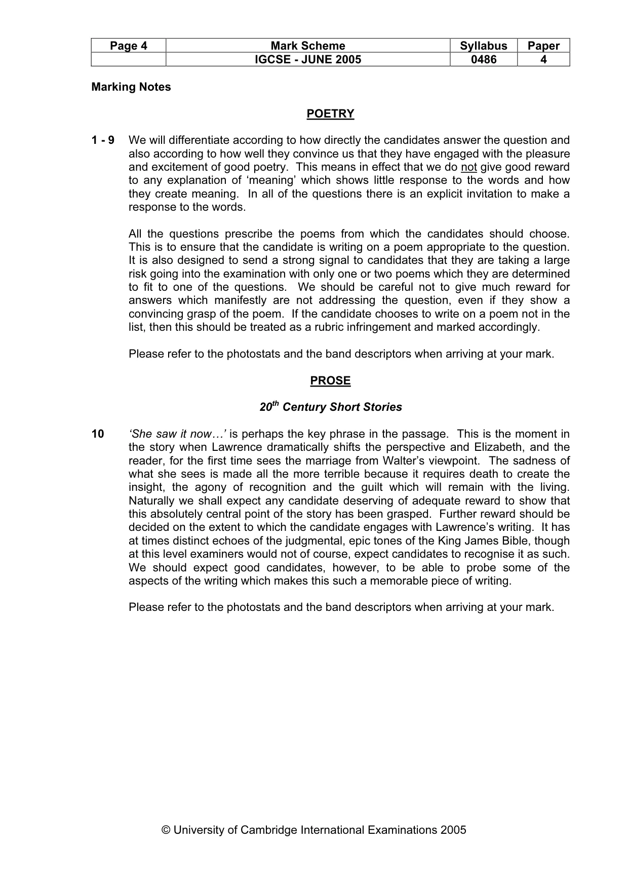 Mark scheme, page 7 of 18