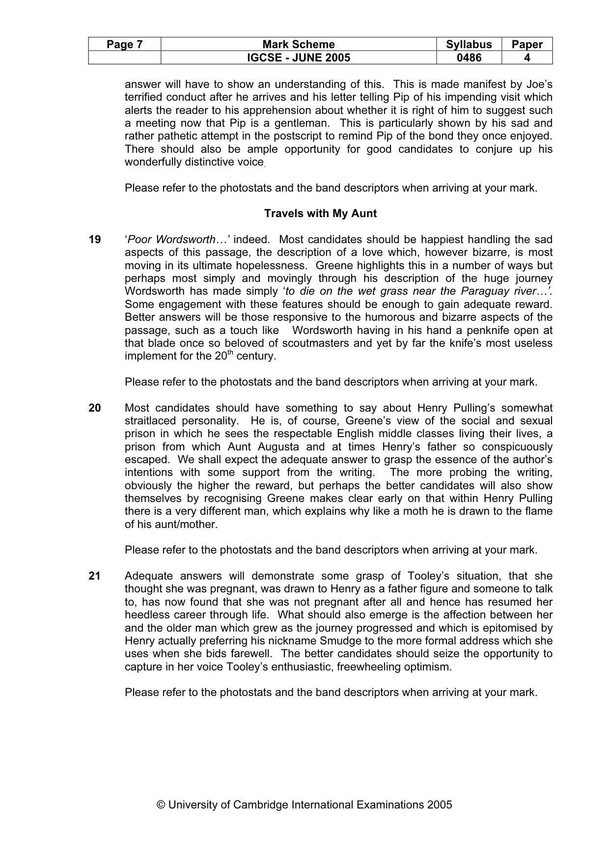 Mark scheme, page 10 of 18