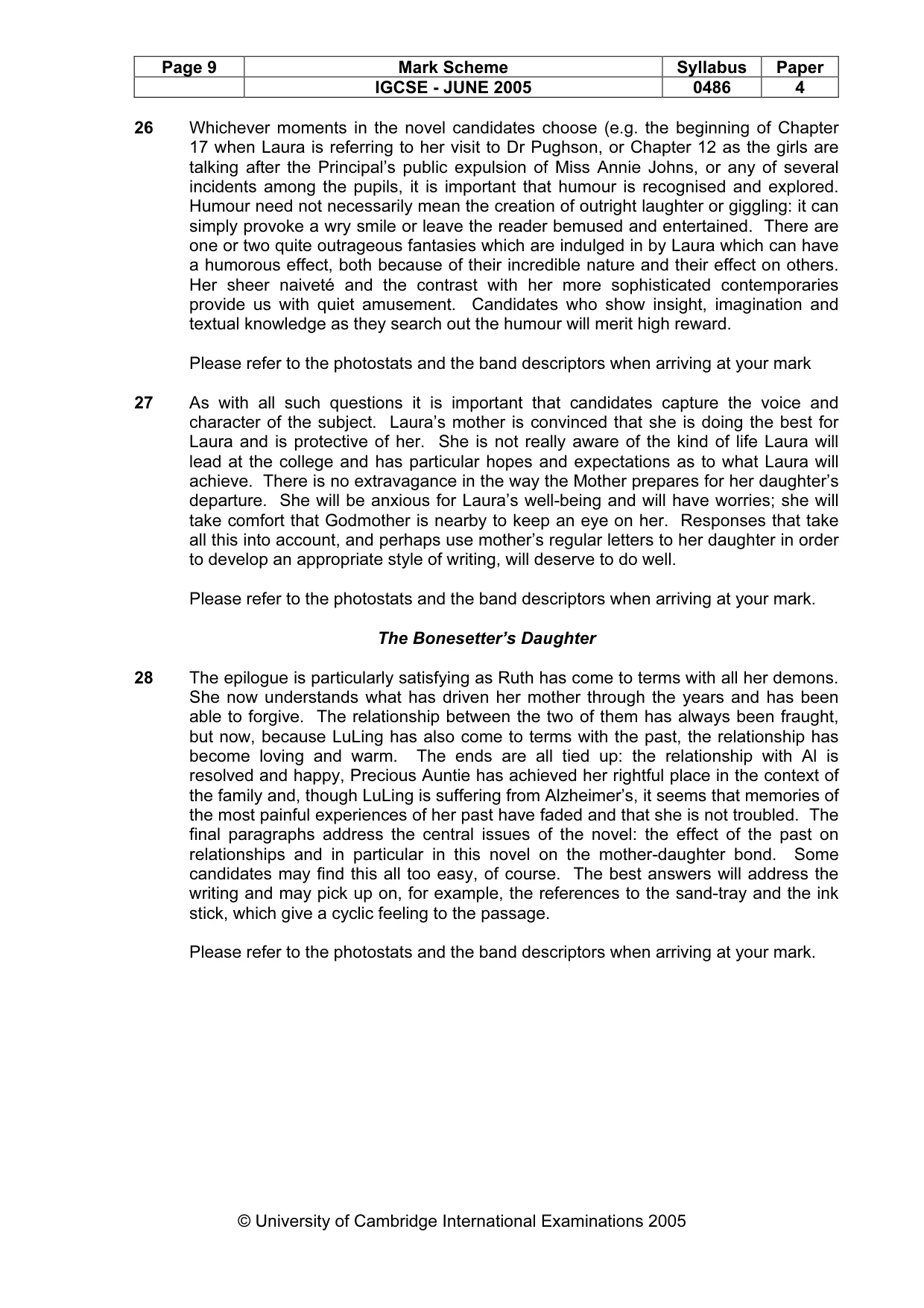 Mark scheme, page 12 of 18
