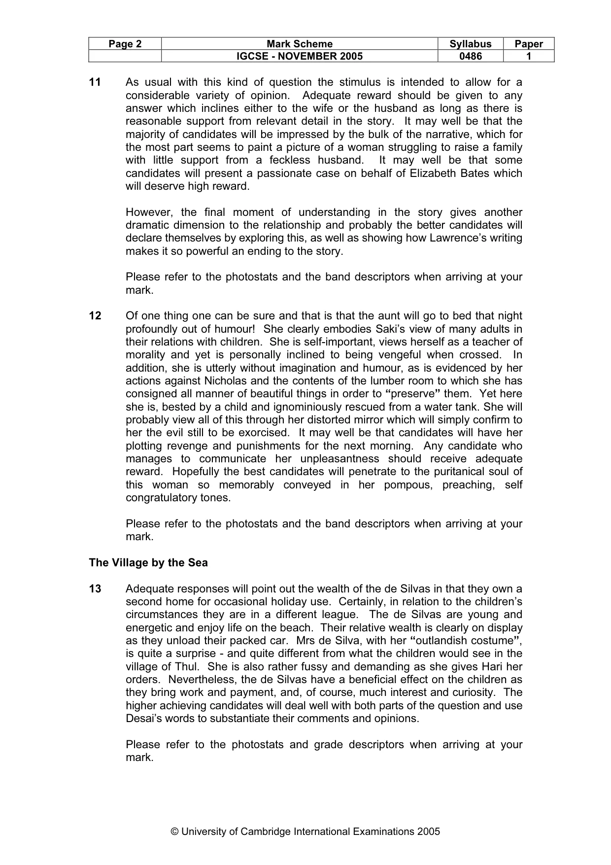 Mark scheme, page 3 of 15