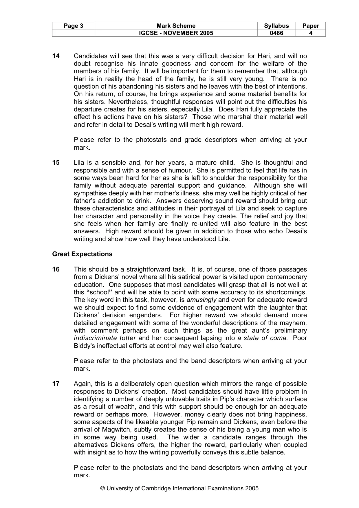 Mark scheme, page 4 of 15
