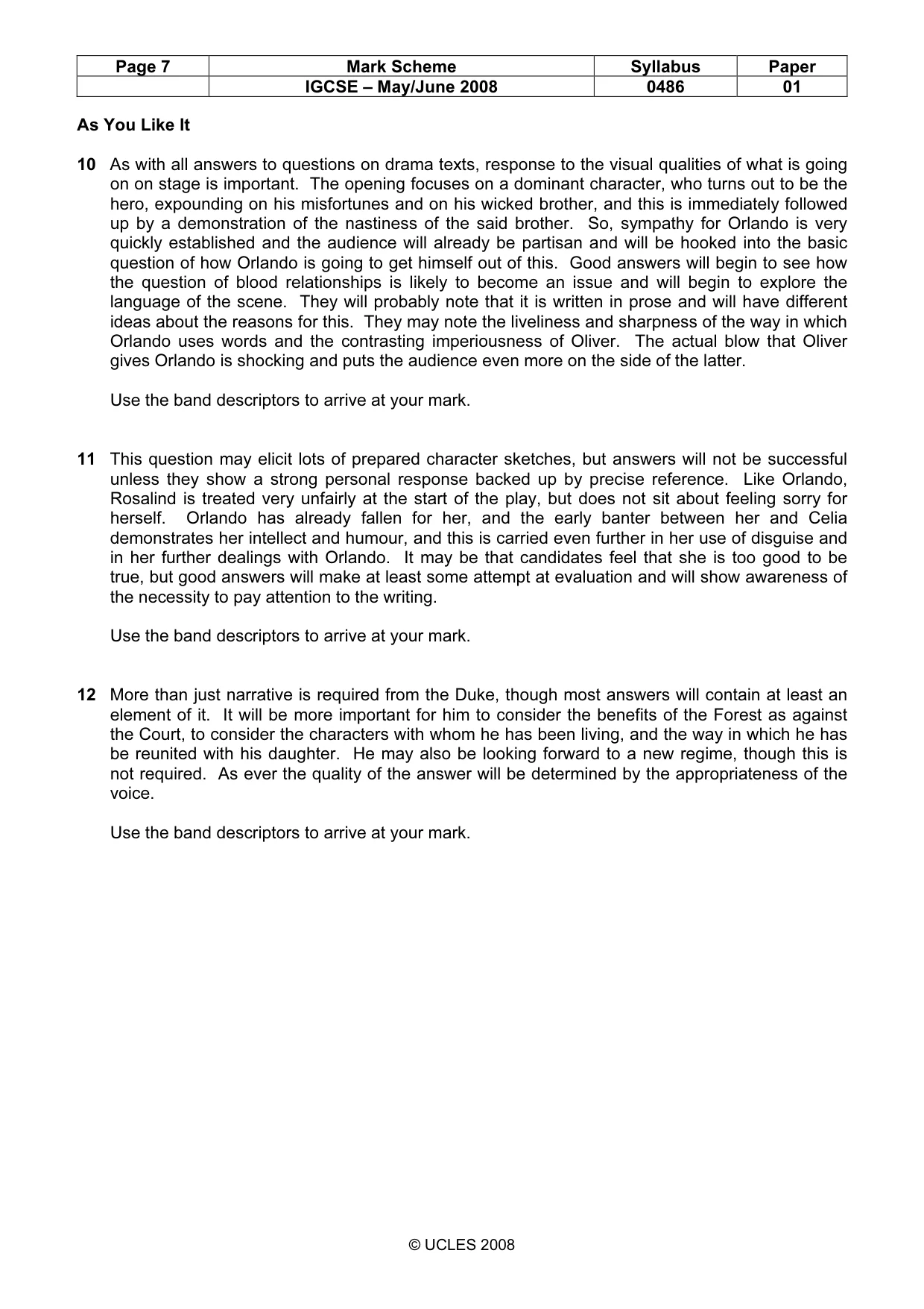 Mark scheme, page 7 of 18