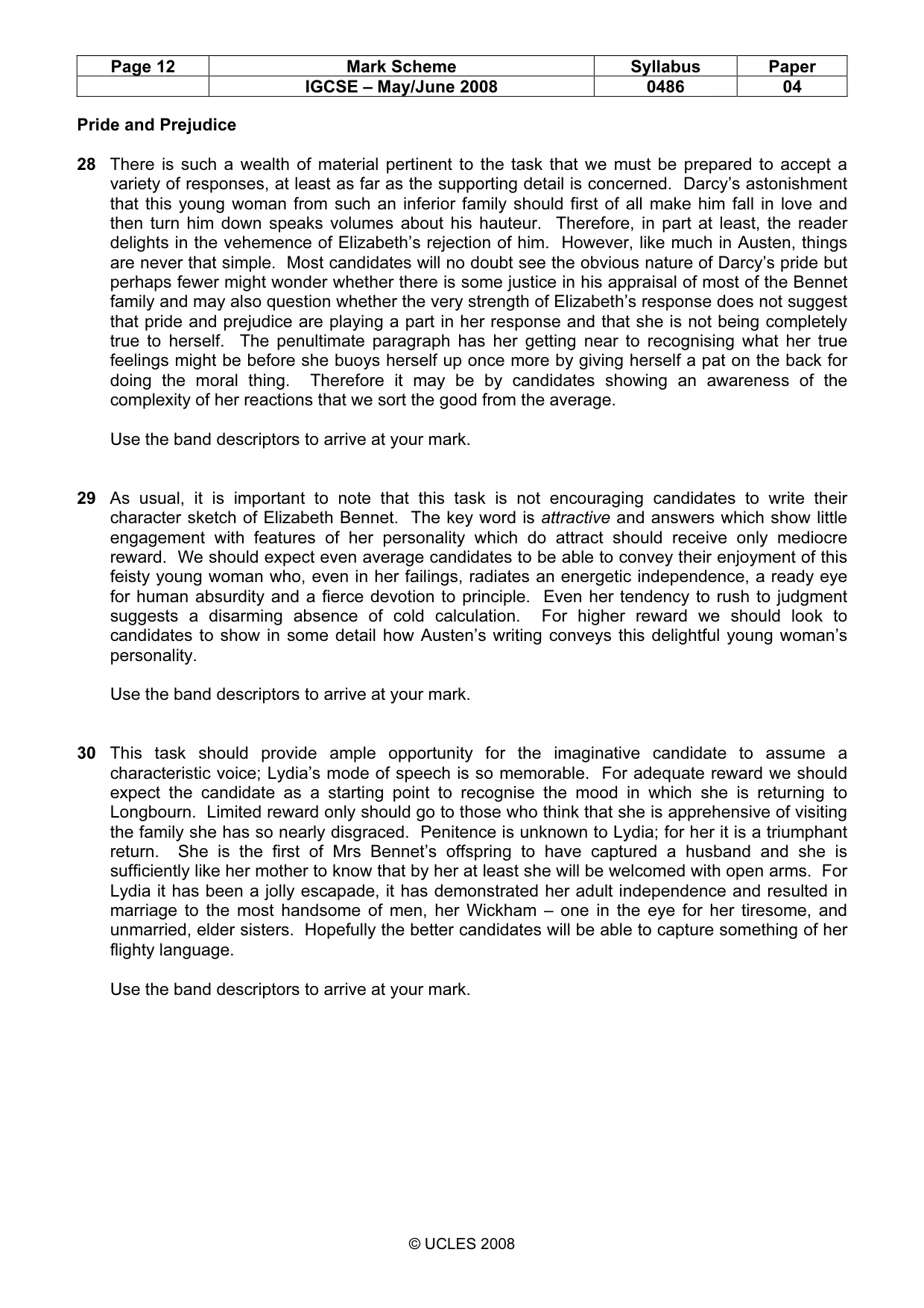 Mark scheme, page 12 of 18