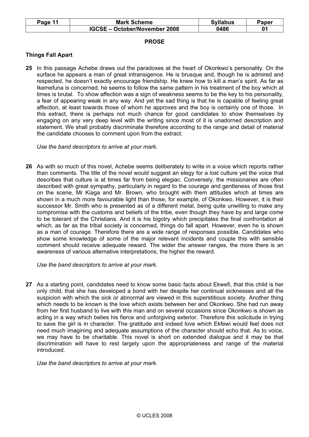 Mark scheme, page 11 of 18