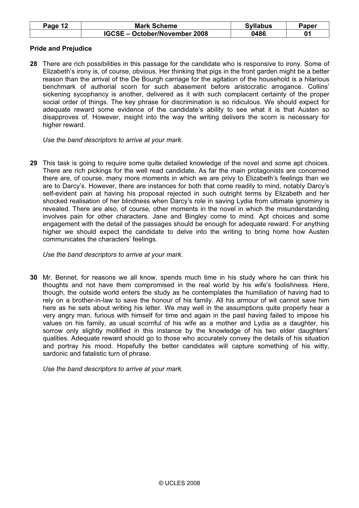 Mark scheme, page 12 of 18