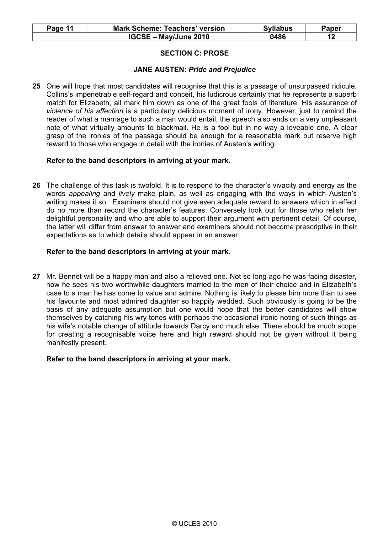 Mark scheme, page 11 of 17