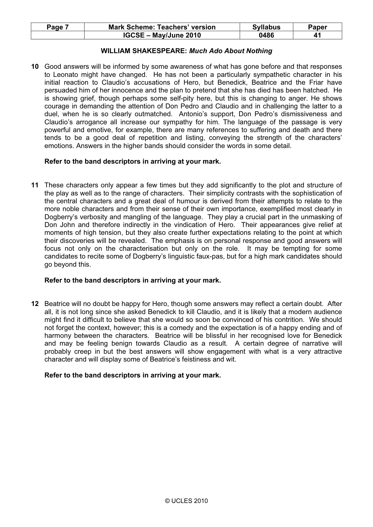 Mark scheme, page 7 of 17