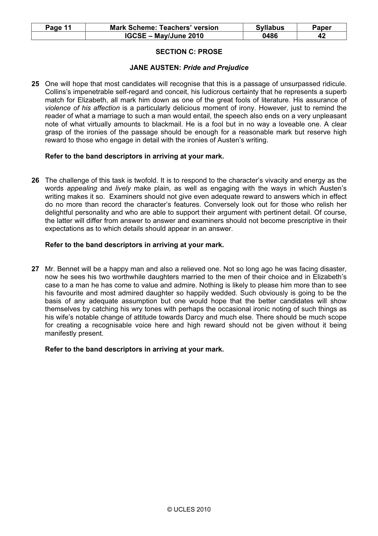 Mark scheme, page 11 of 17
