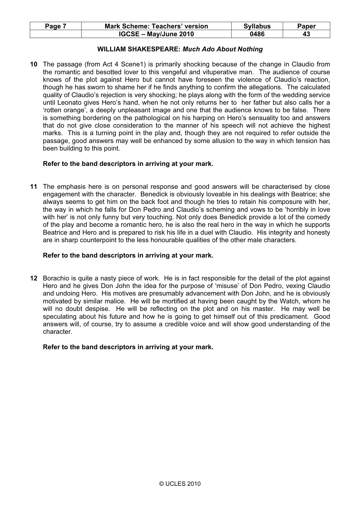 Mark scheme, page 7 of 17
