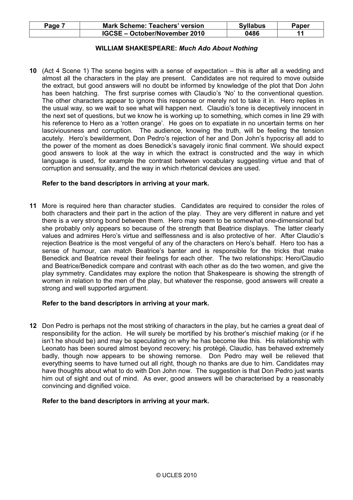 Mark scheme, page 7 of 17