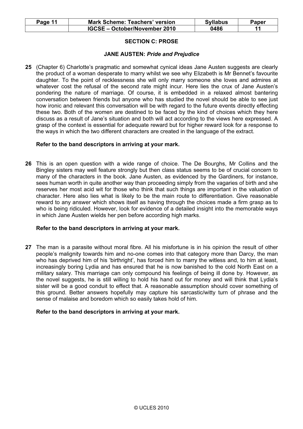 Mark scheme, page 11 of 17