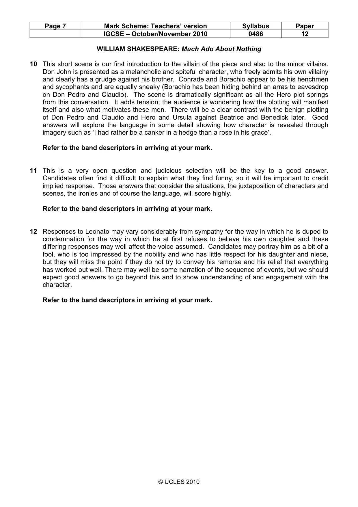 Mark scheme, page 7 of 17