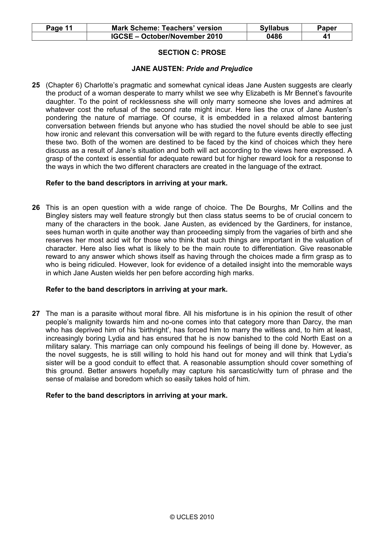 Mark scheme, page 11 of 17