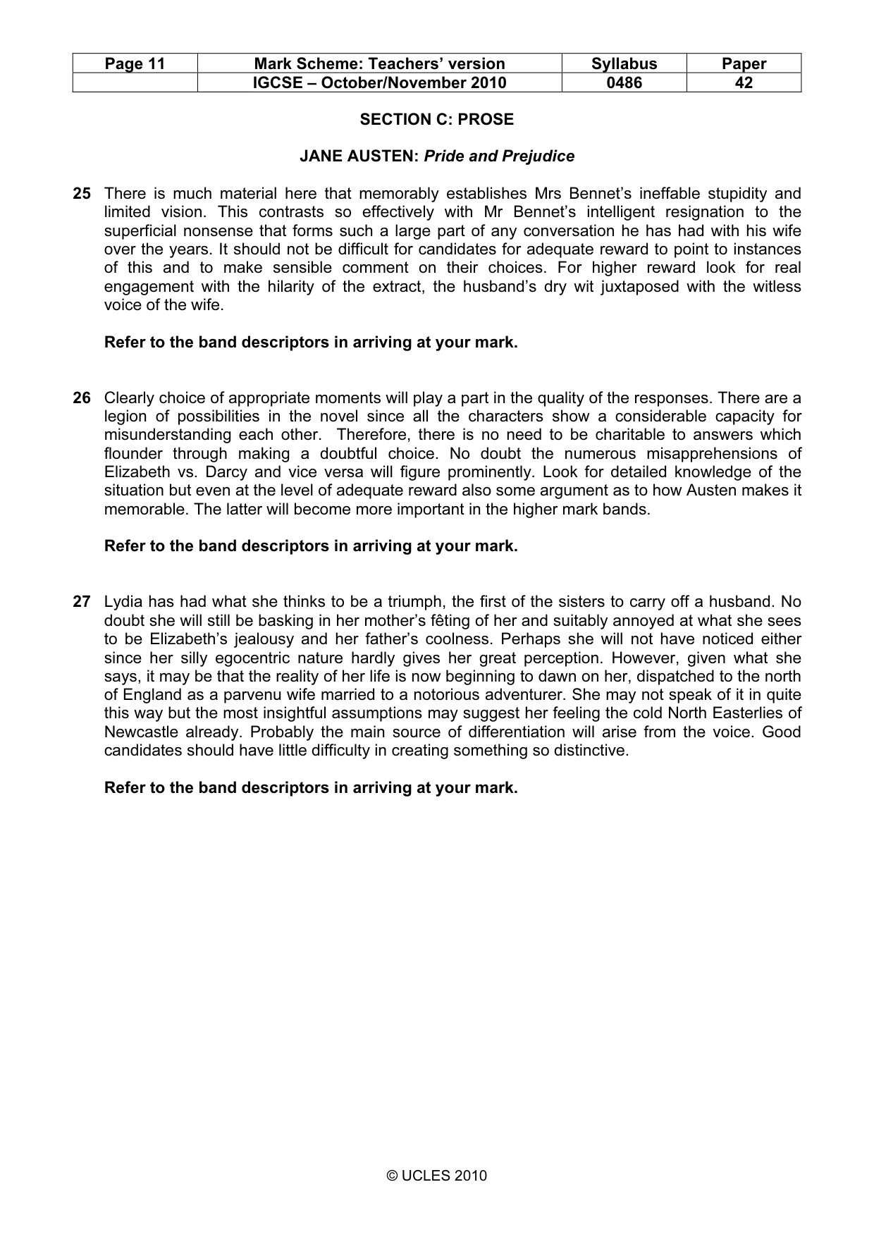 Mark scheme, page 11 of 17