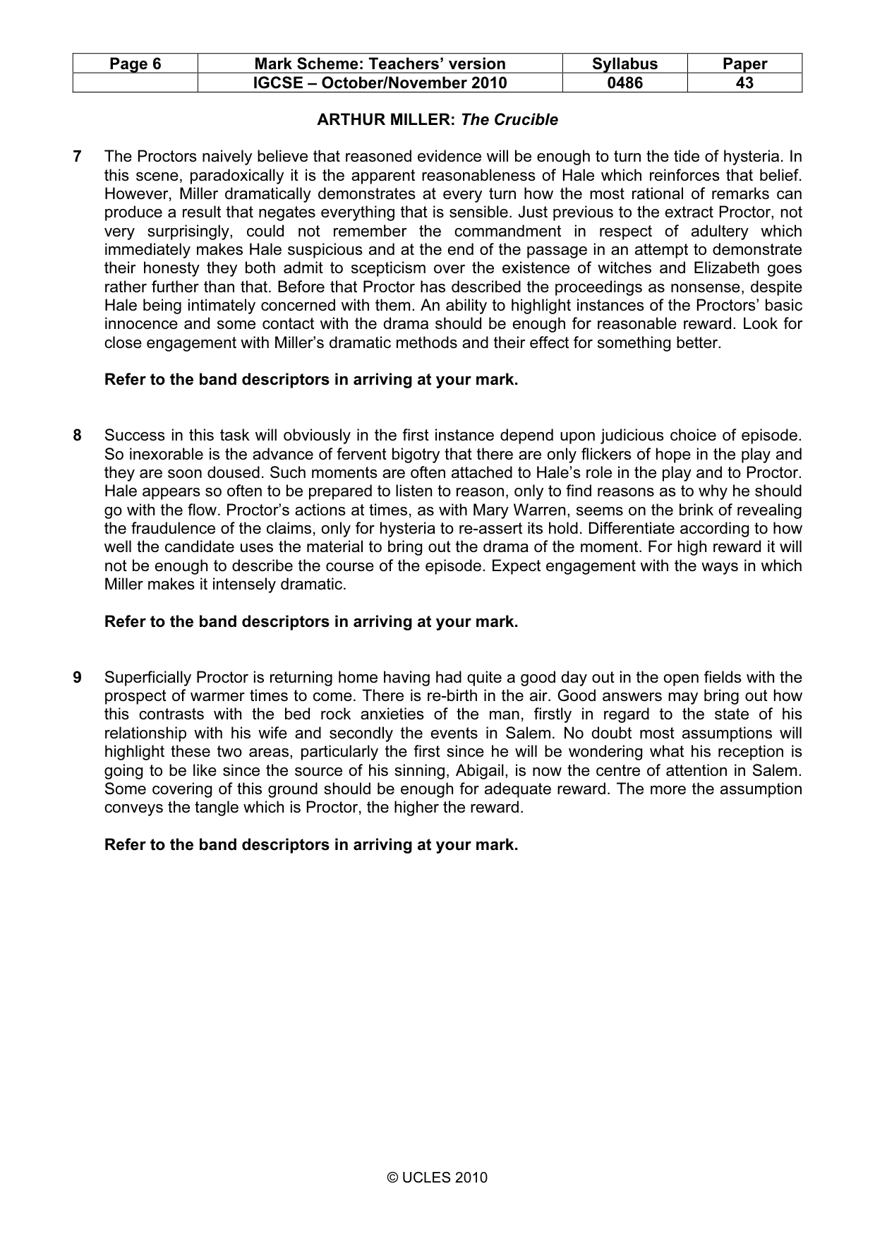 Mark scheme, page 6 of 17