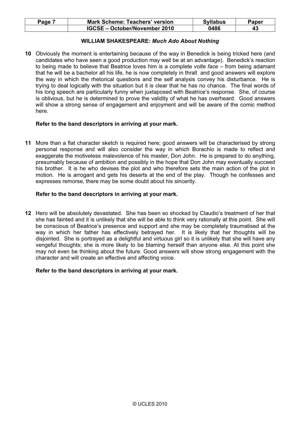 Mark scheme, page 7 of 17