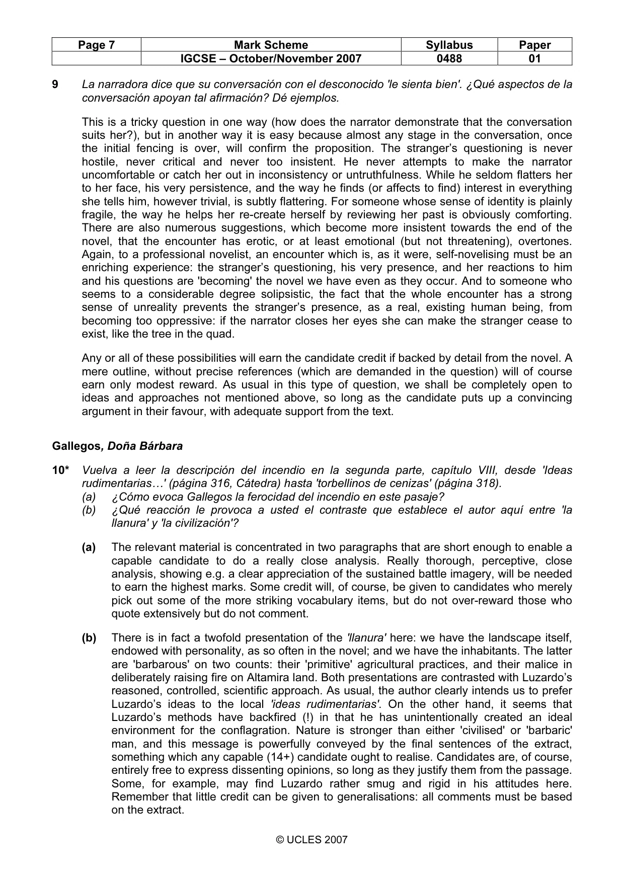 Mark scheme, page 7 of 13