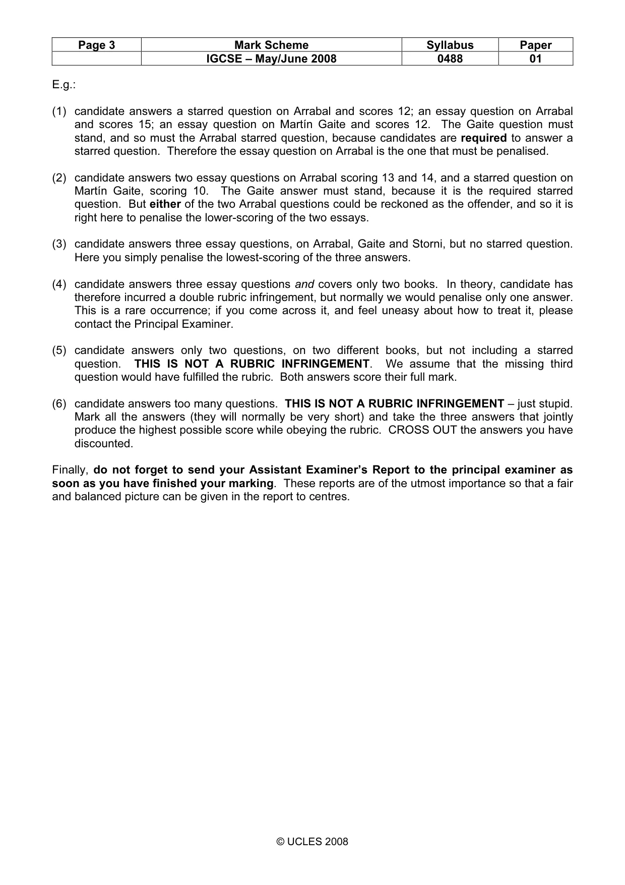Mark scheme, page 3 of 12