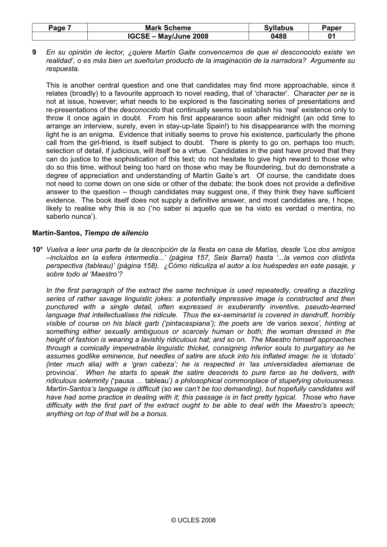 Mark scheme, page 7 of 12