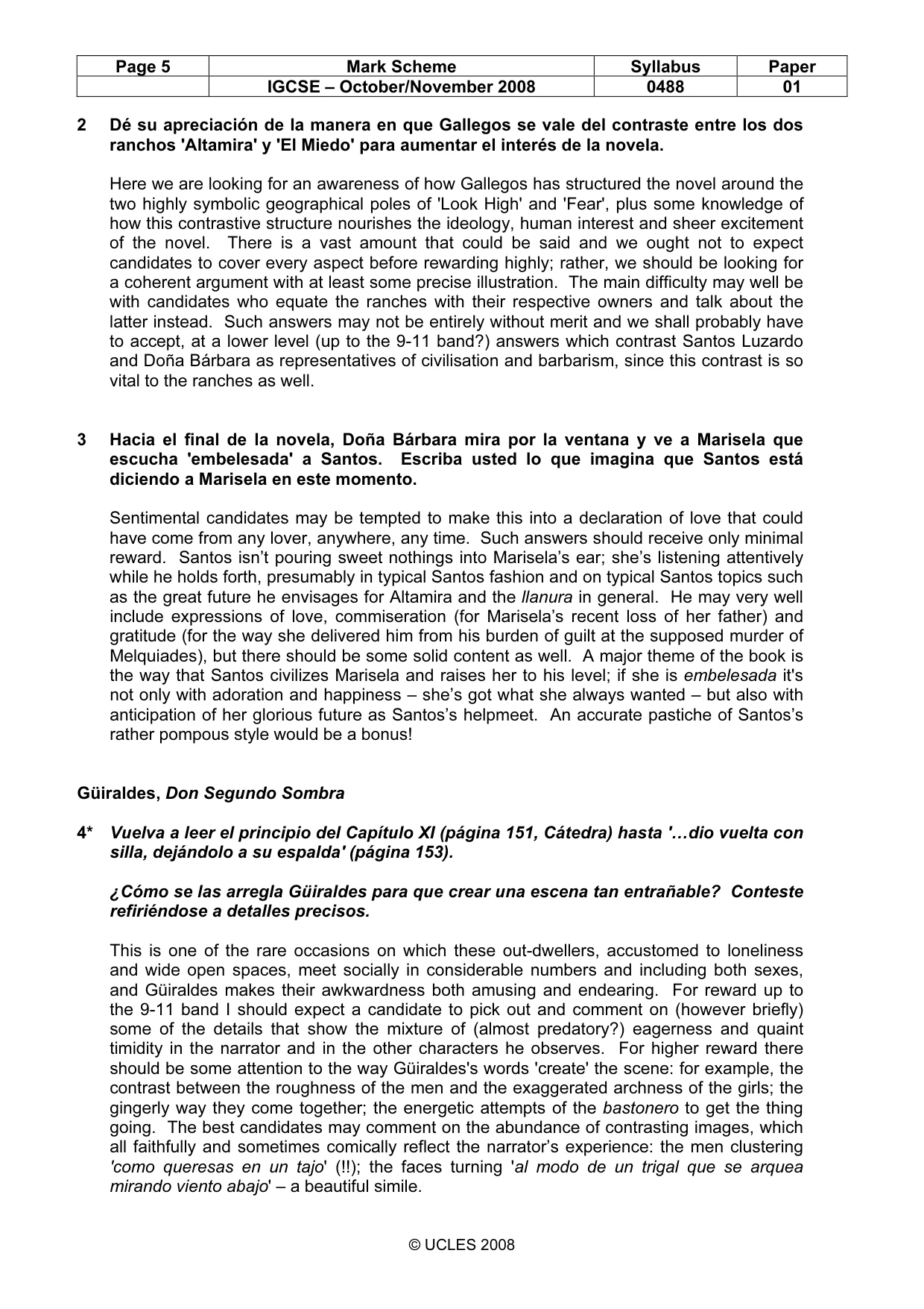 Mark scheme, page 5 of 15