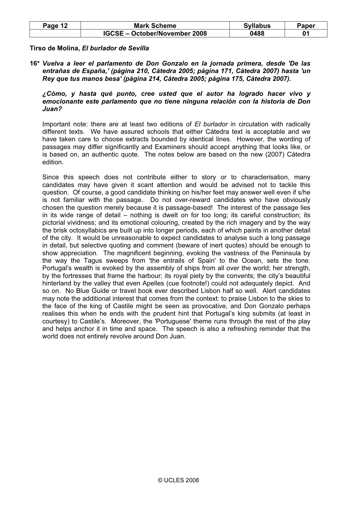 Mark scheme, page 12 of 15