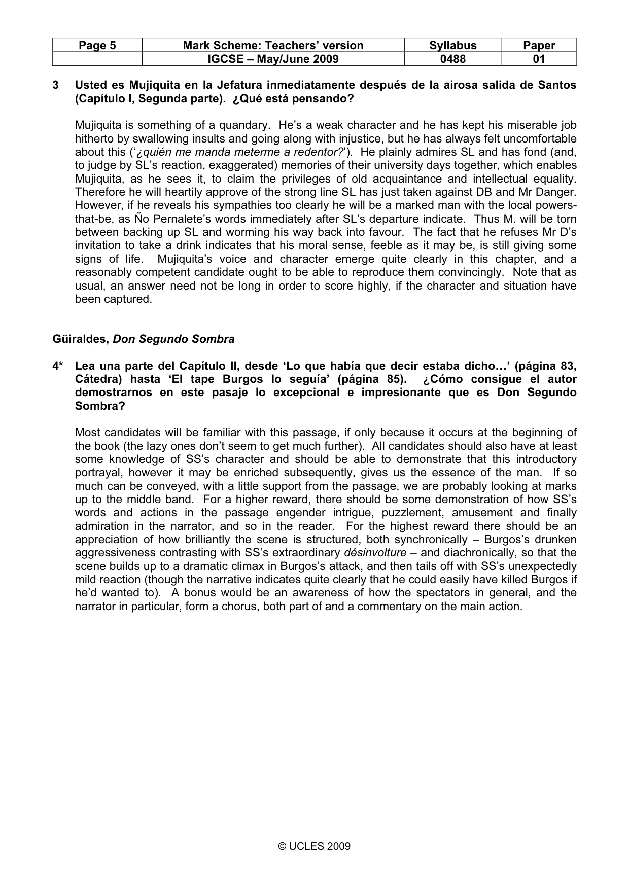 Mark scheme, page 5 of 14