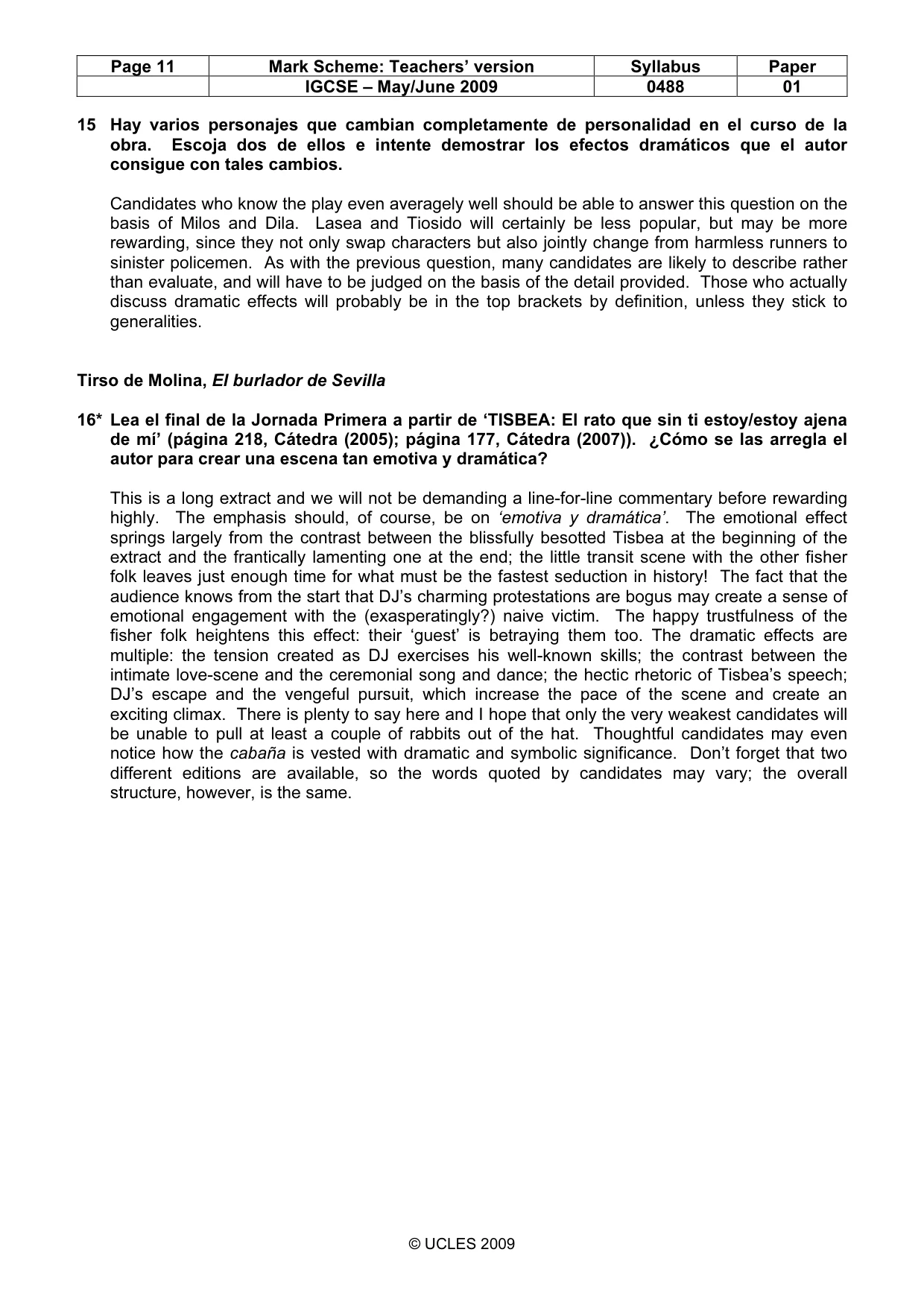 Mark scheme, page 11 of 14