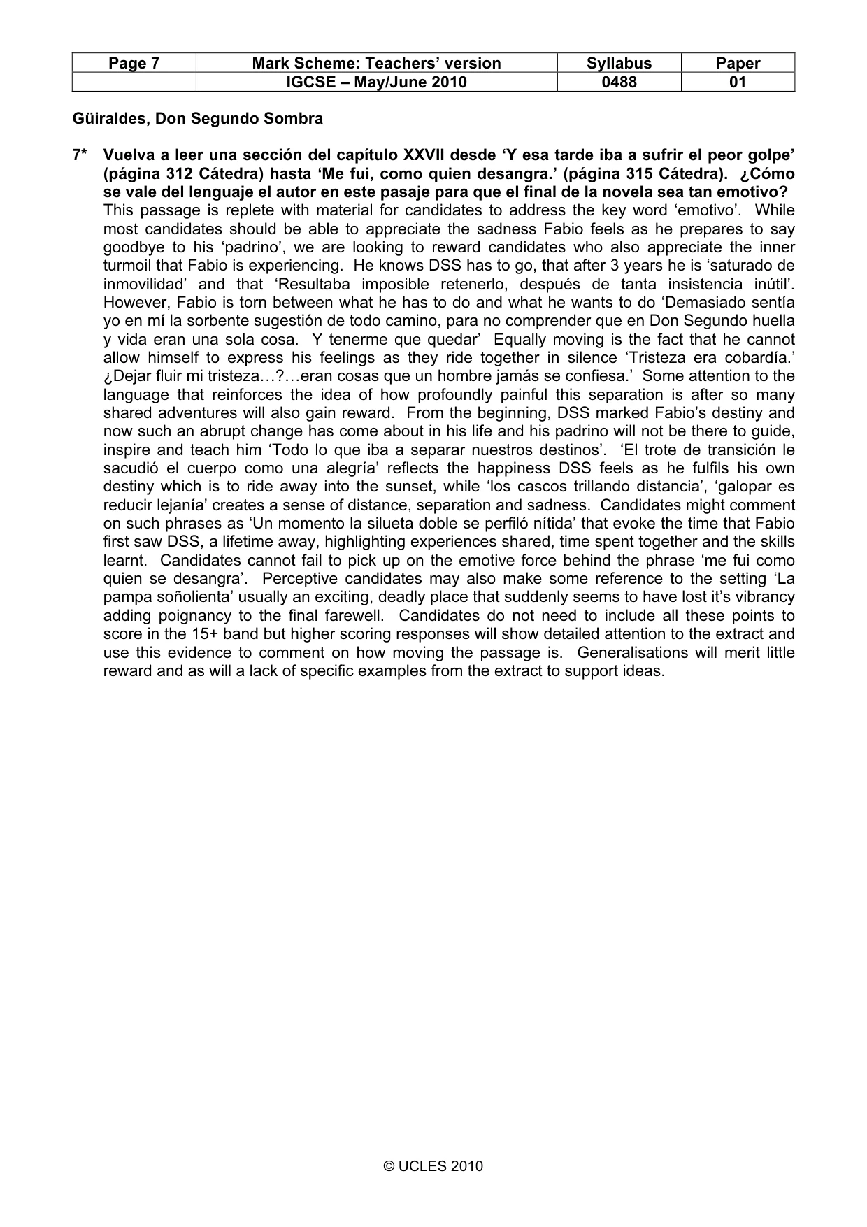 Mark scheme, page 7 of 17
