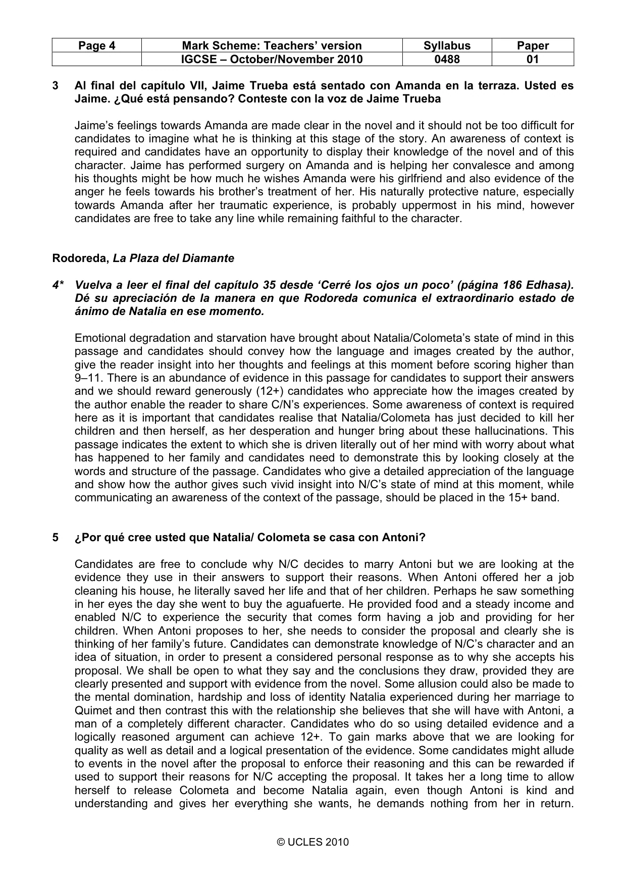 Mark scheme, page 4 of 12