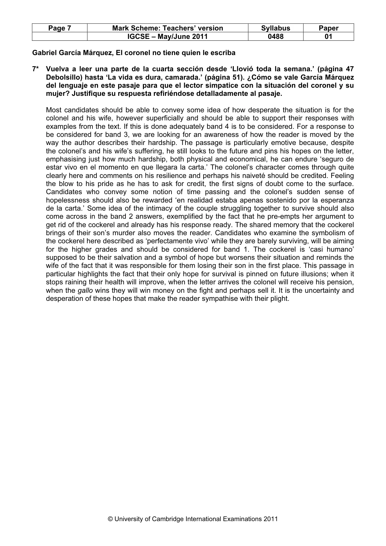 Mark scheme, page 7 of 18