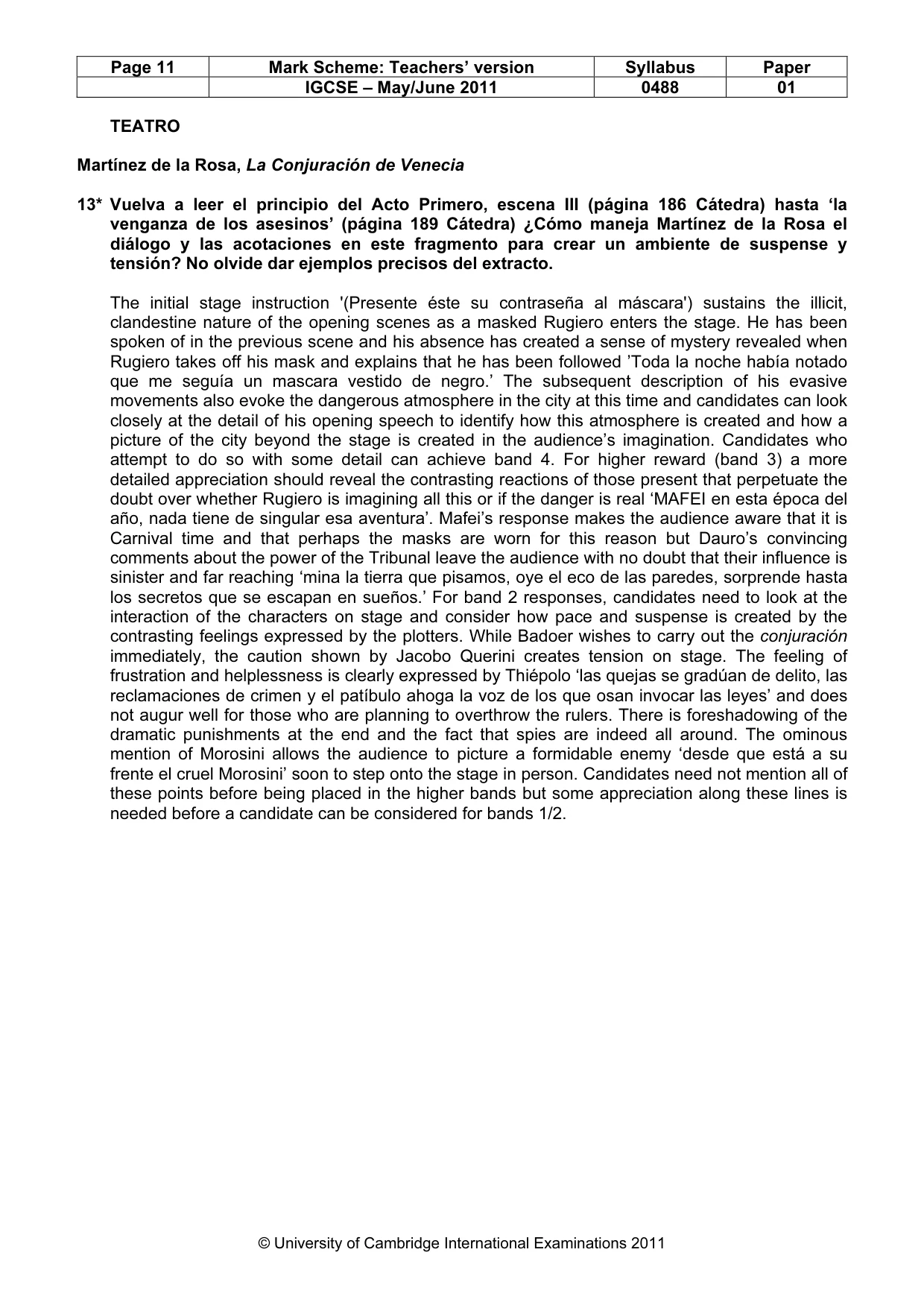 Mark scheme, page 11 of 18