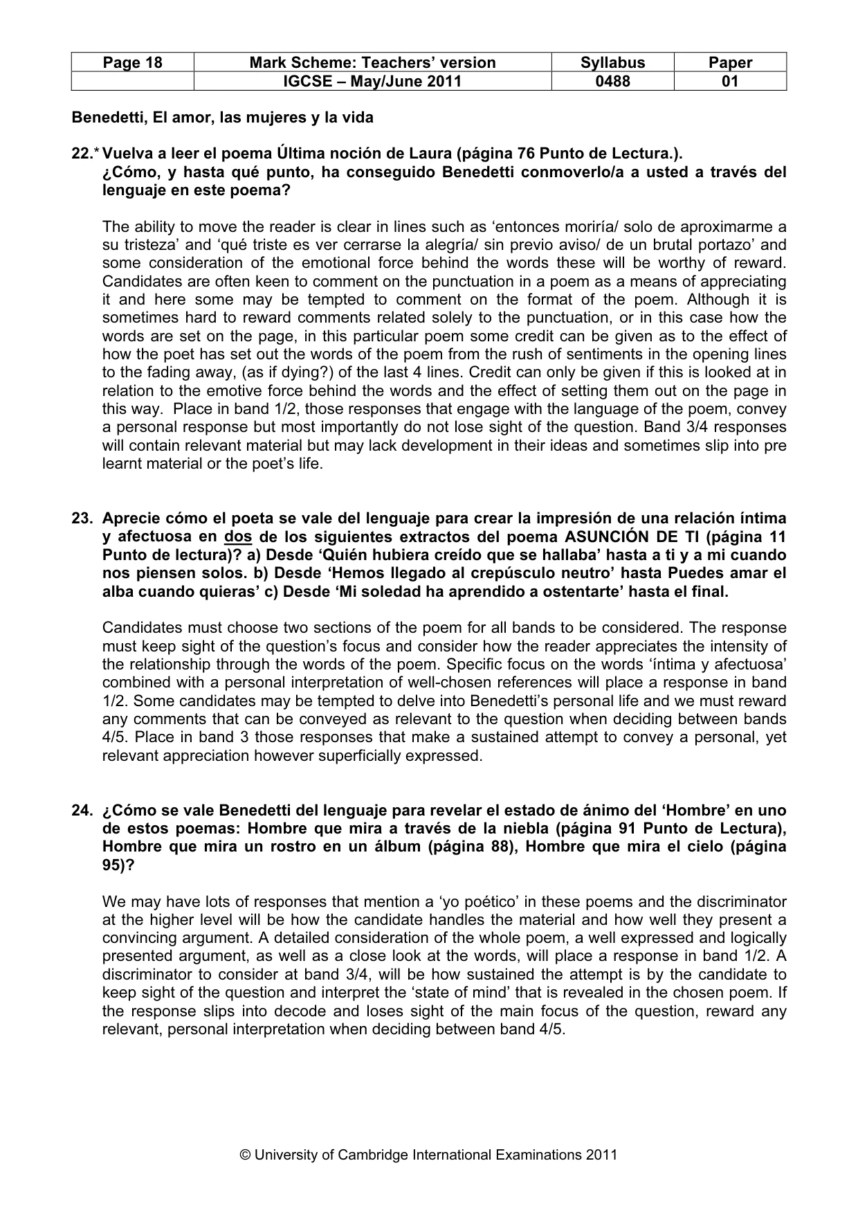 Mark scheme, page 18 of 18