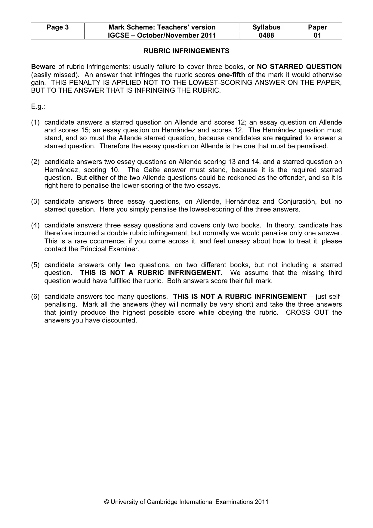 Mark scheme, page 3 of 16