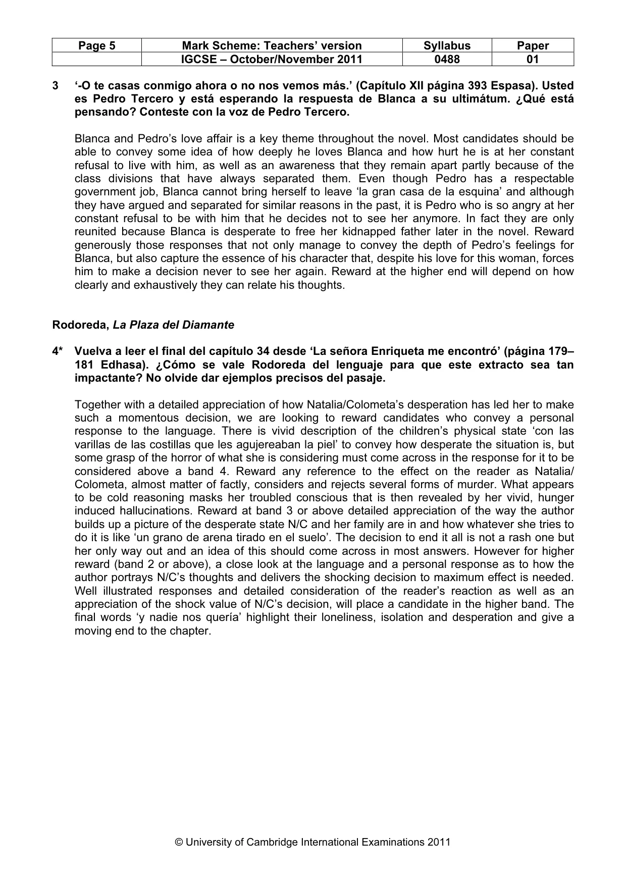 Mark scheme, page 5 of 16
