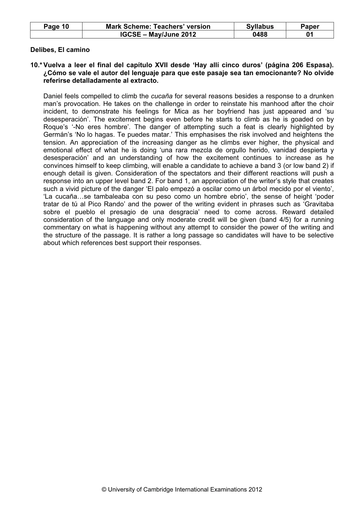 Mark scheme, page 10 of 20