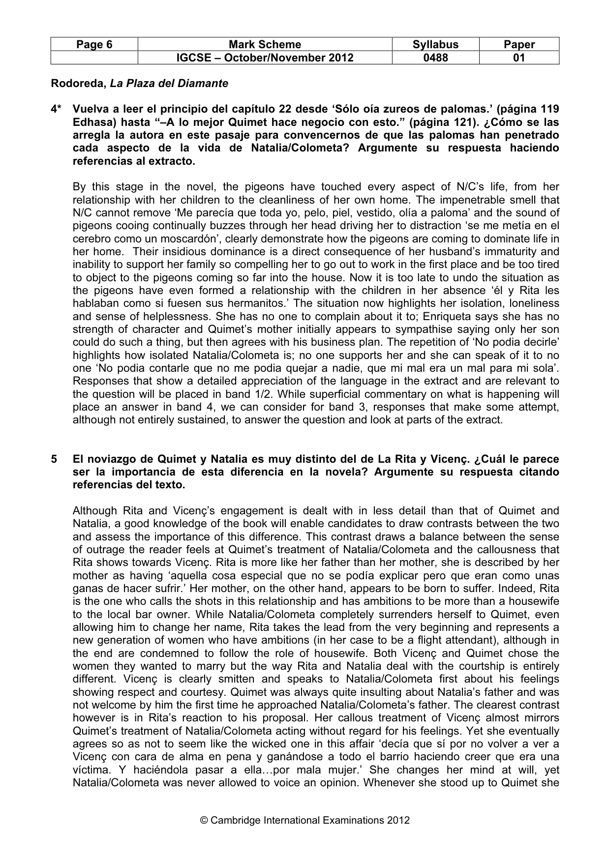 Mark scheme, page 6 of 18