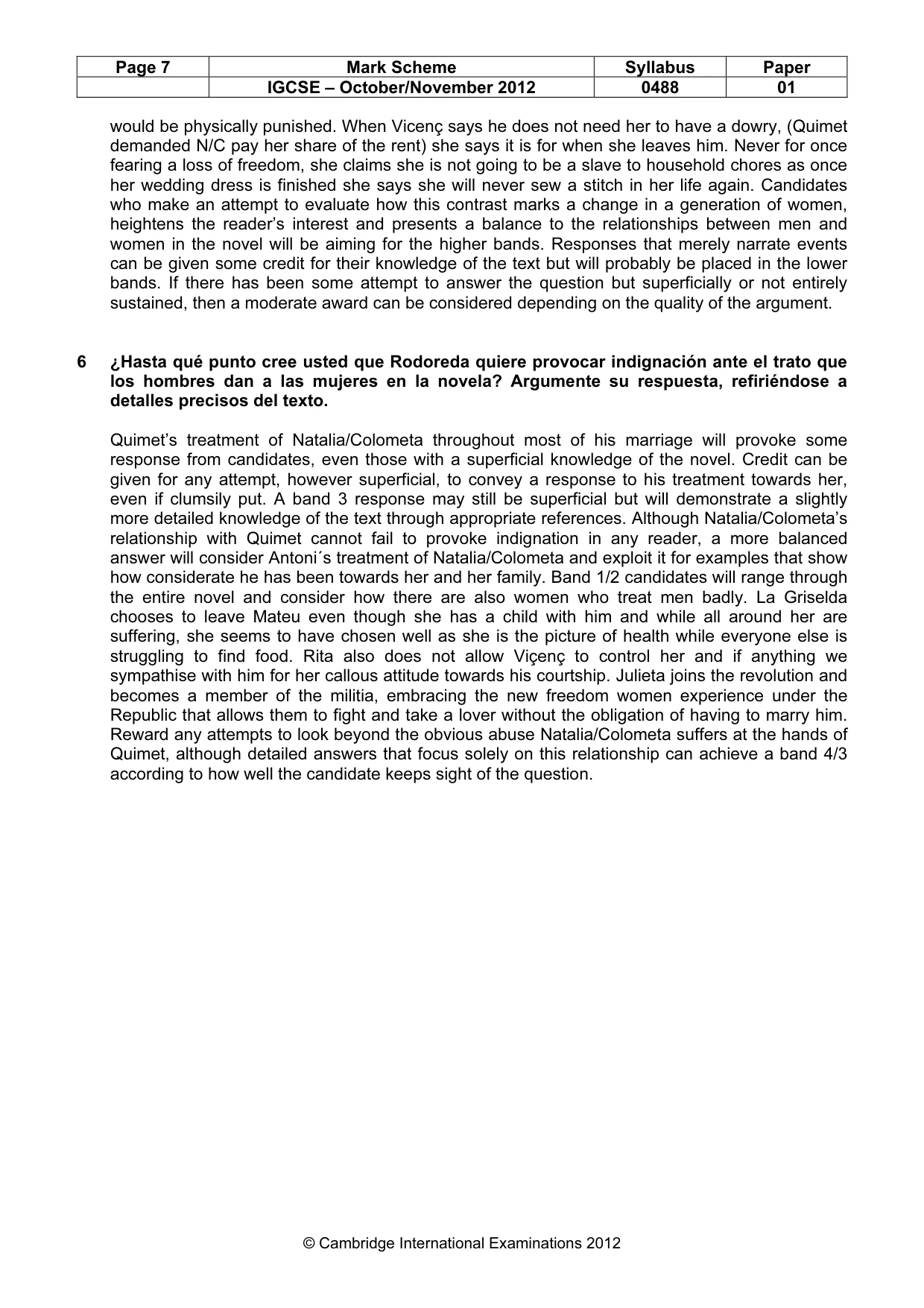 Mark scheme, page 7 of 18
