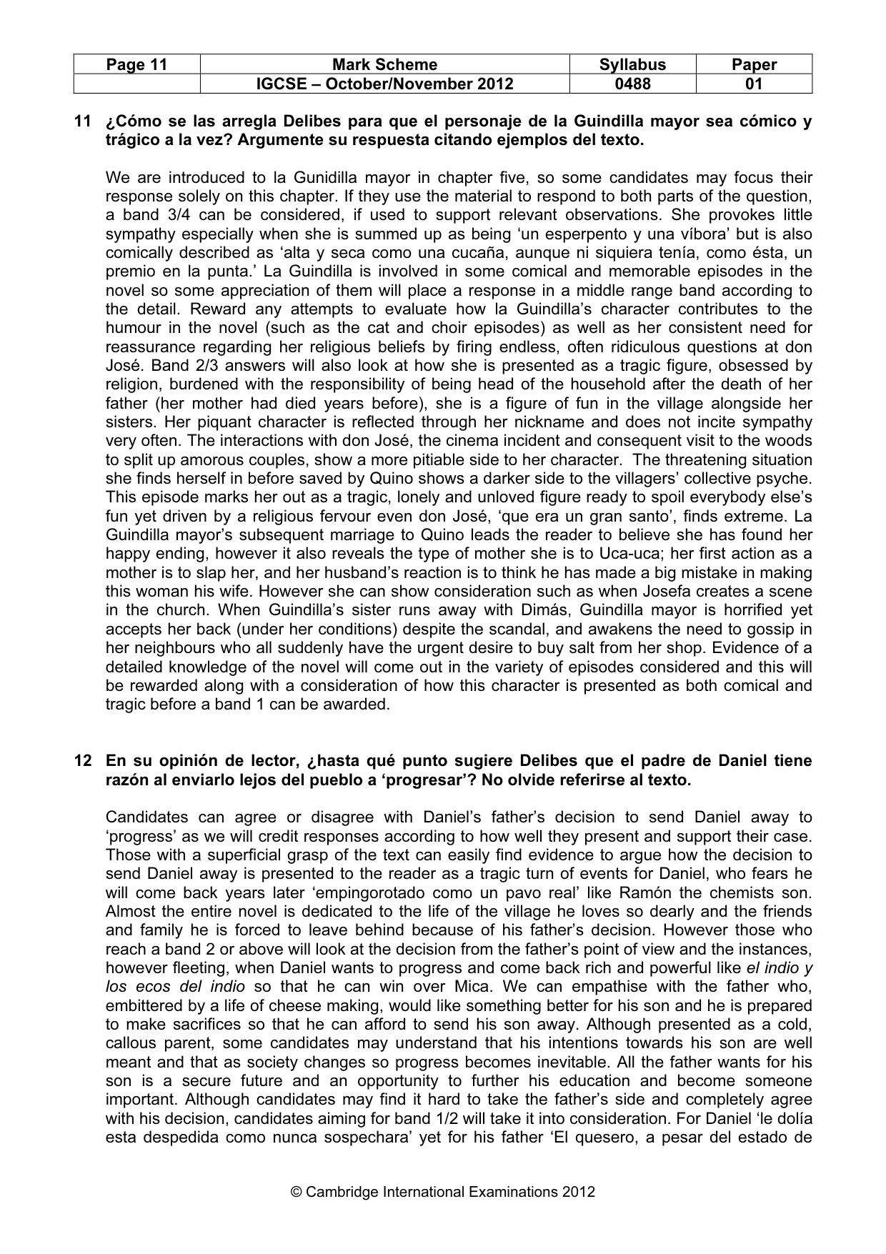 Mark scheme, page 11 of 18