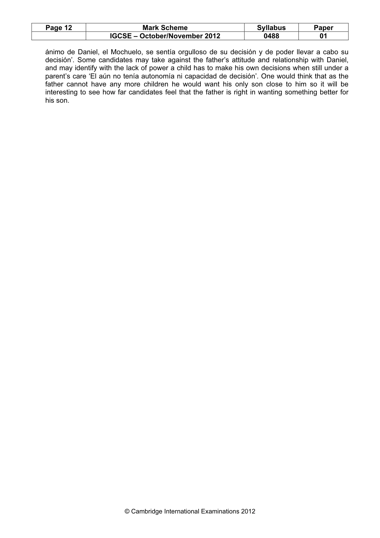 Mark scheme, page 12 of 18
