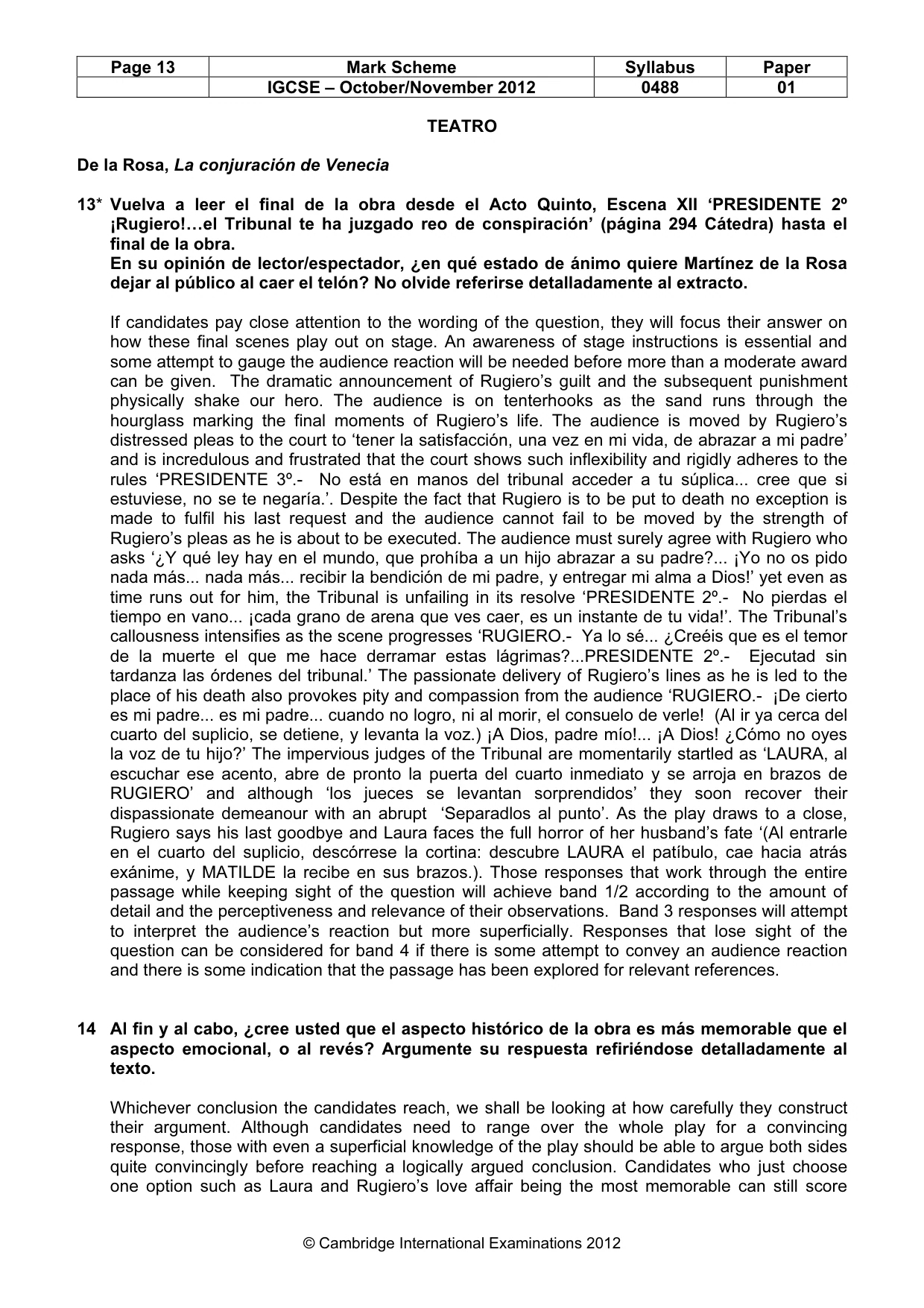 Mark scheme, page 13 of 18