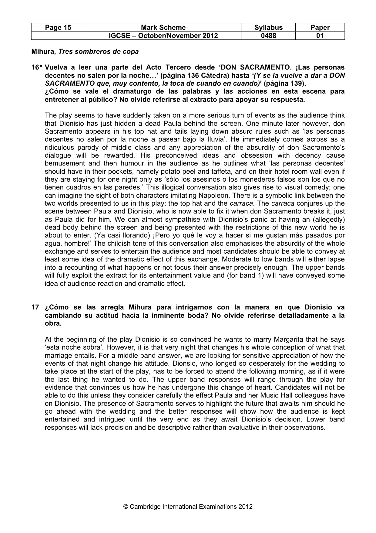 Mark scheme, page 15 of 18